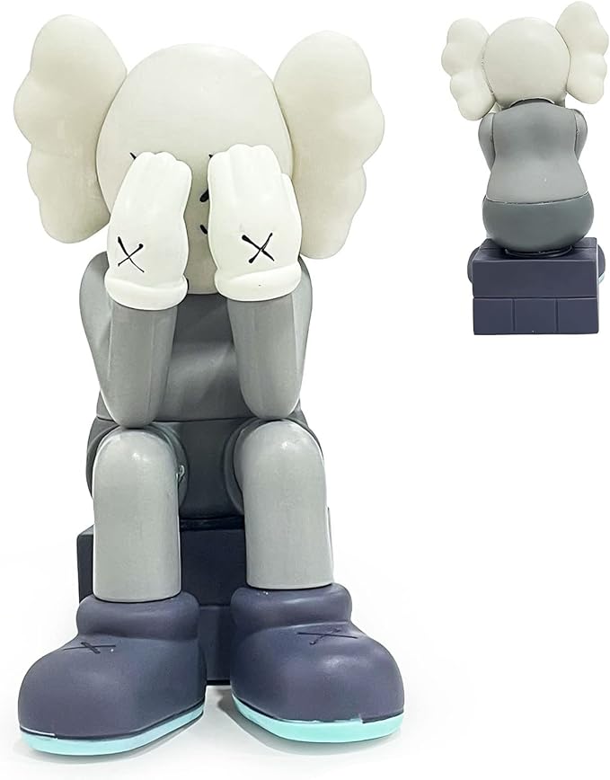 9 厘米)kaws 模型艺术动作公仔,适合生日派对礼物,圣诞节,万圣节,生活